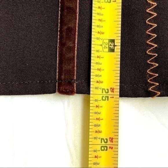 Anthropologie Tribal Velvet Ribbons & Embroidery Ballet Core Skirt NWOT Size 6 - Picture 10 of 10